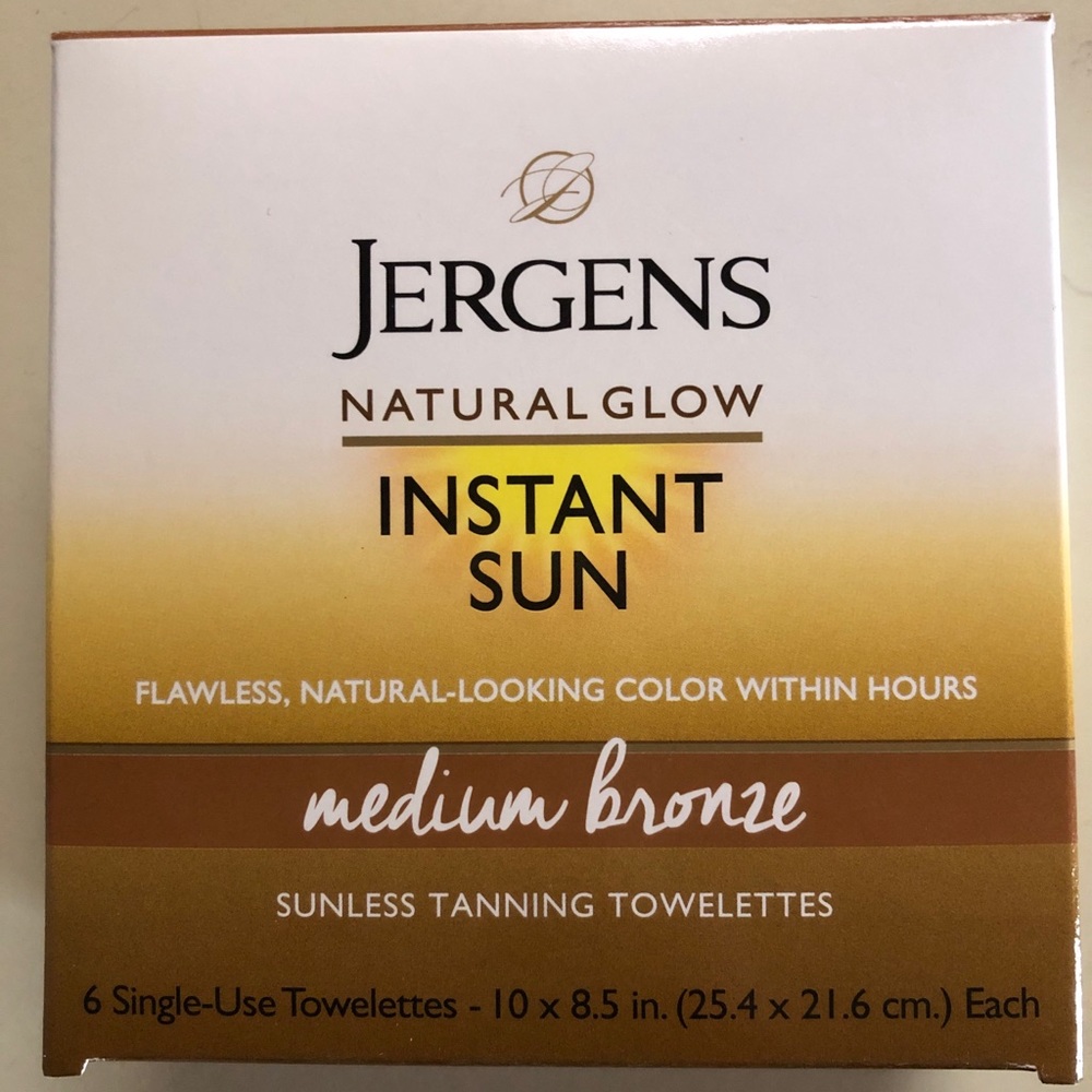 ☀️ Jergens ☀️ Medium Bronze ☀️ Towelettes